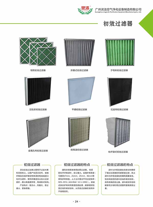 【采購】高效過濾器、初效過濾器（晶興）